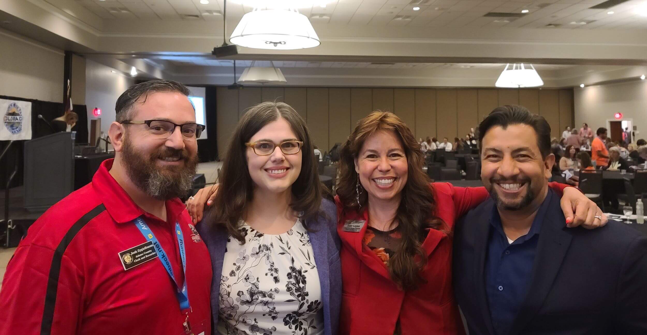 Screenshot from Lopez's campaign website showing her with Colorado Secretary of State Jena Griswold